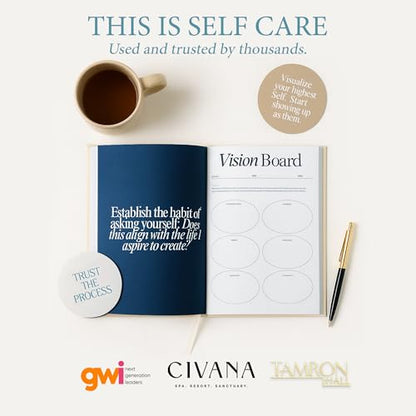 Daily Dopamine Dive Deep Guided Journal: 72 Prompts for Self-Reflection, Personal Growth & Visualization | Undated Self-Discovery Notebook with Vision Board Templates for Men & Women | Mindfulness & Healing Journal