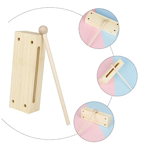 Rhythm Block Boys and Girls Musical Toy Dual-tone Drum for Boys and Girls Music Teaching Supply