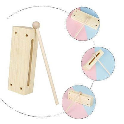 Rhythm Block Boys and Girls Musical Toy Dual-tone Drum for Boys and Girls Music Teaching Supply