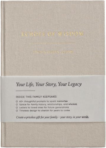 Family Legacy Memory Journal – I Want to Hear Your Story Keepsake for Capturing Stories, Heritage & Traditions with Guided Prompts | Ideal Gift for Mom, Dad, Grandma & Grandparents - color: MIST GRAY