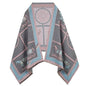 EXTREE Scarfs for Women Pashmina Silky Shawl Wrap for Evening Dressing Blanket Open Front Poncho Cape