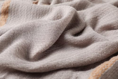 WINCESS.YU Women Gradient Scarf Long Shawls and Wraps Fashion Plain Pashmina Formal Scarf - color: Lx92-grey