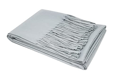 Ocomfly 100% Pashmina Scarf for Women - Premium Womens Scarves - Gift Boxed - Shawls or Wraps - Ultra Soft and Warm - color: Light Grey