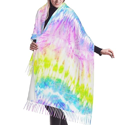 Supdreamc Cashmere Feel Scarf Soft Women Warm Cozy Scarves Multiple Colors - color: Picture (181)