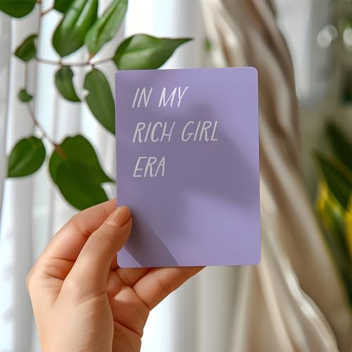Ritzy Rose 16-Pack Positive Affirmation Cards for Manifesting Your Rich Girl Era – Inspirational Deck with Uplifting Quotes for Motivation, Confidence, and Manifestation, Gift-Ready 4x6 Cards