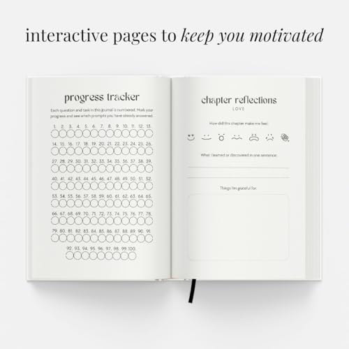 The Growth Guided Journal - Like Therapy in a Journal for Self-Discovery, Healing, Self-Love and Personal Growth - Daily Journal Prompts for Self-Care - Wellness Gift for Men and Women