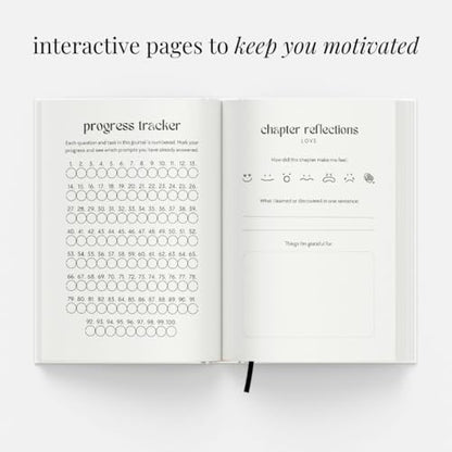 The Growth Guided Journal - Like Therapy in a Journal for Self-Discovery, Healing, Self-Love and Personal Growth - Daily Journal Prompts for Self-Care - Wellness Gift for Men and Women
