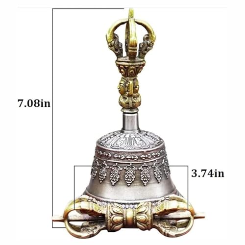 Tibetan Buddhist Meditation Bell For Home Decoration For Meditation, Prayer, Reiki, Clarity