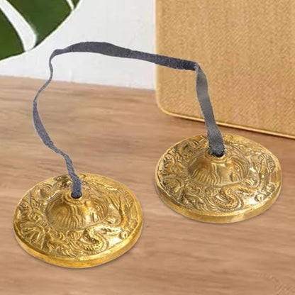 Tibetan Tingsha Chime Bells 6.5cm for Mindfulness Practice, C
