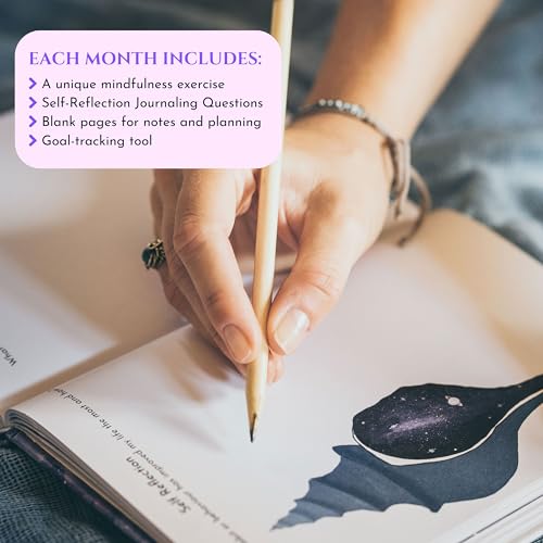 Mental Health Journal for Women and Men - Guided Journal with Prompts for Self Love, Gratitude, Mindfulness & Self Care, Motivational and Relaxation Birthday Gift for Women