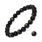 8mm Natural Gemstone Stretch Bracelet, Handmade Unisex Crystal Bracelets for Meditation, Yoga, Spiritual Healing & Positive Energy