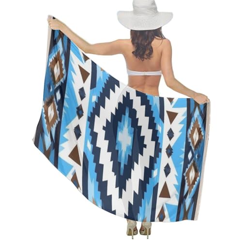 Fashion Chiffon Beach Sarong Sheer Swimsuit Wrap Tranel Long Scarf Decor - color: Color567