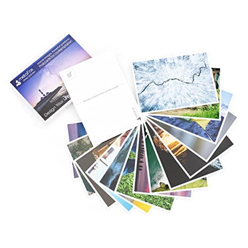 metaFox - 52 Inspirational, Positive Affirmations & Motivational Postcards, Picture Cards For Life Coaching, Therapy, & Personal Advice, Mindfulness, Coaching, Life Design Cards