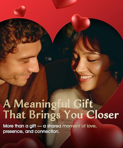 Positive Affirmation Cards for Couples – 54 Motivational & Inspirational Cards with Display Stand & Gift Box for Love, Reflection & Connection,A Lovely Gift for Newlyweds & New Parents