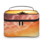 Makeup Bag Yoga Meditation Printed Large Capacity Travel Make Up Bag for Cosmetics Vertical Storage Water-Resistant Leather Toiletry Organizer Skincare Makeup Organizer Bag