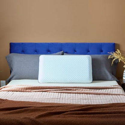 Weekender Cooling Gel Memory Foam Pillows for Sleeping – Queen Size, Set of 2, Ventilated Cooling Pillows for Side & Back Sleepers, Neck & Shoulder Support, Medium Firm, Washable Cover - size: Queen, style: 2 Pack