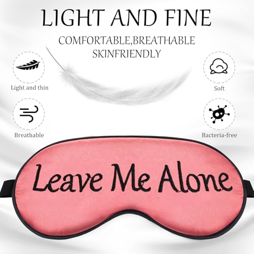 8 Pieces Funny Sleep Mask Silk Eye Mask with Adjustable Strap Soft Cute Blackout Blindfold Eye Cover for Women Men Full Night's Sleep, Travel, Nap, Meditation(Fresh Colors) - color: Fresh Colors