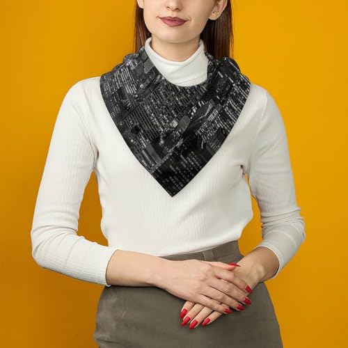 Women's Boho Head Scarf, Stylish Hair Wrap & Reusable Face Mask for Summer Outings - color: Style (408), size: 18"x18"