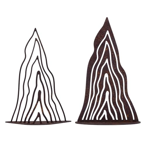 1.6T Corten Steel Korean Zen Garden Decorative Object for Mindful Living (S)