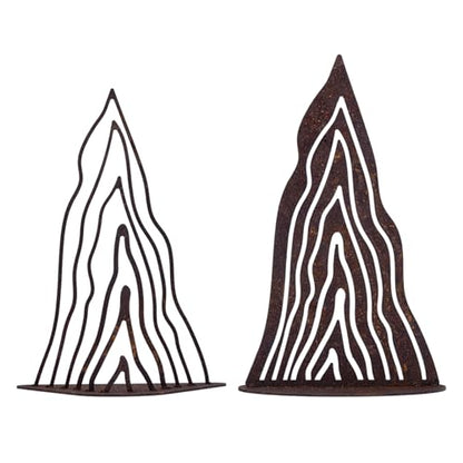 1.6T Corten Steel Korean Zen Garden Decorative Object for Mindful Living (S)