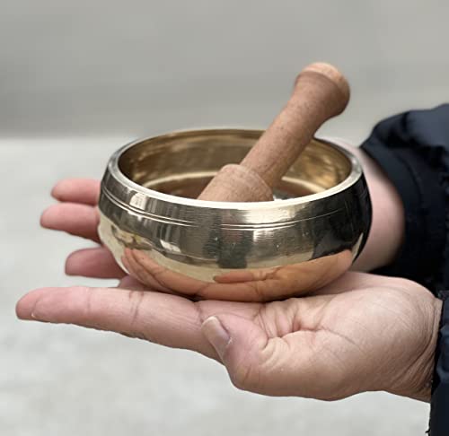 DharmaObjects Tibetan Singing Bowl Set - 5 Buddhas Meditation