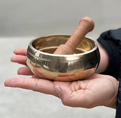 DharmaObjects Tibetan Singing Bowl Set - 5 Buddhas Meditation