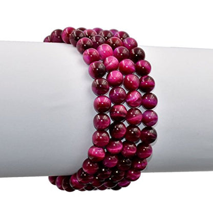 AD Beads Natural Gemstone Round Beads Stretch Bracelet Healing Reiki 8mm