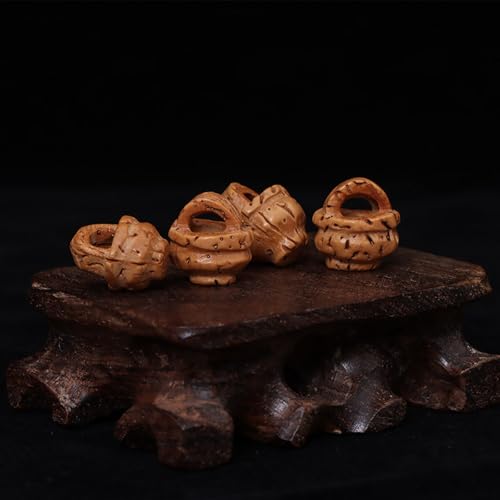 Antique Hamper Wooden Statue Accents Zen Meditation Wood Sculpture Decor for Living Room Spa Or Yoga Studio Centerpiece Books Living Room Bedroom Ornament