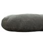WJXBoos Round Floor Pillows,Extra Thick Large Cushion Pillows Seating Flax Tufted Corduroy Indoor Outdoor Seat Cushion Floor Seat Pads for Bay Window Tatami (Gray,22"x22"x7")