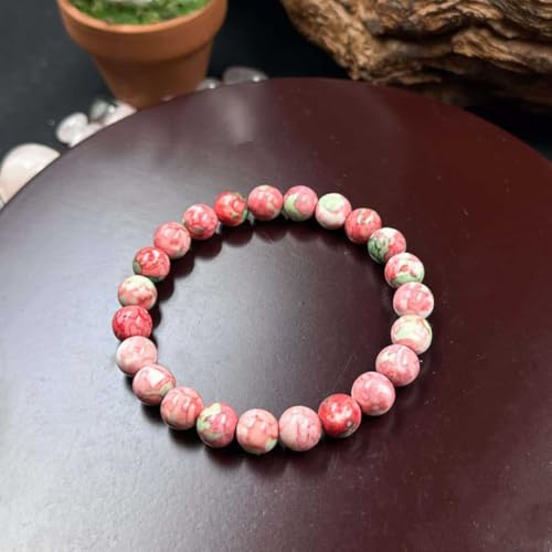Bracelets for Women Men Natural Rainbow Stone Handmade Gemstone Stretch Healing Yoga Beaded Bracelet Good Luck Meditation Reiki Spiritual Jewelry Gifts 8mm - color: AL-0228, size: Medium