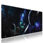Extra Large Gaming & Office Mouse Pad (31.5" x 11.8") – Space Planets Navy Blue Galaxy, Premium Anti-Slip XXL Desk Mat with Durable Stitched Edges - color: Design WKLXD035