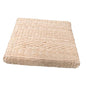 1pc Hand-Made Woven Meditation Cushion Square Straw Mat for Yoga and Home Use Comfortable Floor Pillow for Living Room Bedroom and Office Diameter Thick