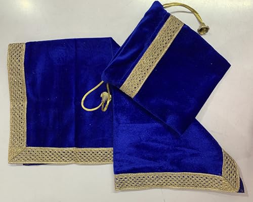 SMMS Spiritual Velvet Table Cloth Altar Tarot Spread (Blue, Small- 46cm*46cm/ 18inch*18inch) - color: Blue, size: Small- 46cm*46cm/ 18inch*18inch