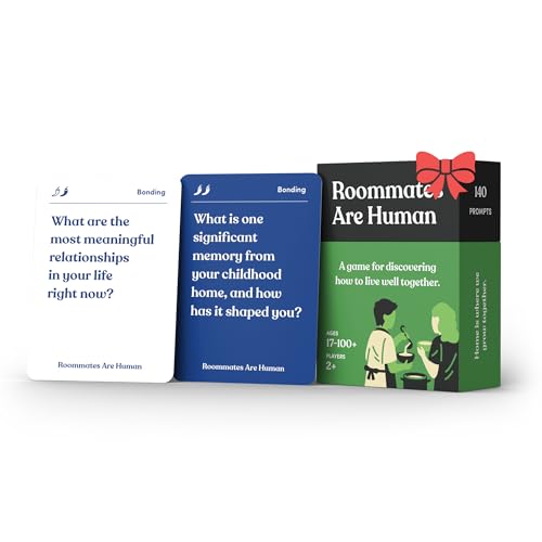 Roommates are Human | 140 Conversation Cards to Help You Get to Know Your Roommates | A Card Game for Discovering How to Live Well Together | Relationship Card Game for 2+ Players - style: Roommates Are Human