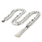 108 Mala Prayer Beads Necklace Natural Stones Meditation Yoga Jewery 108 Hand Knotted Japa Mala Beaded Long Tassel Necklace with Tree of Life Pendant for Men and Women - color: 8mm Howlite