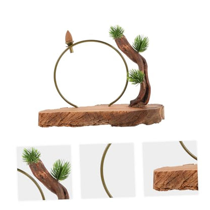 GLEAVI Retro Style Zen Root Carving Ornaments Wooden Carving Artware for Home Decor Aesthetic Desk Decorations