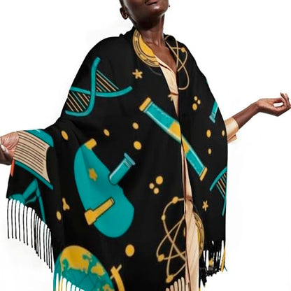 Ladies Warm Autumn Scarf Pashmina Wraps Shawl Winter Cozy - color: Picture (363)