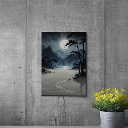 Japanese Wall Art, Minimalist Wall Art, Neutral Abstract Art, Modern Minimalist, Zen Wall Art, Zen Printed Wall Art, Japanese Art Print, Canvas Art, Arts