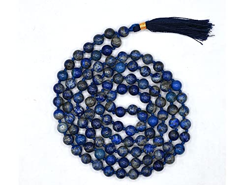 Amazing Gemstone Japa Mala 108 Prayer Beads Necklace and Wrist Mala Bracelet for Meditation