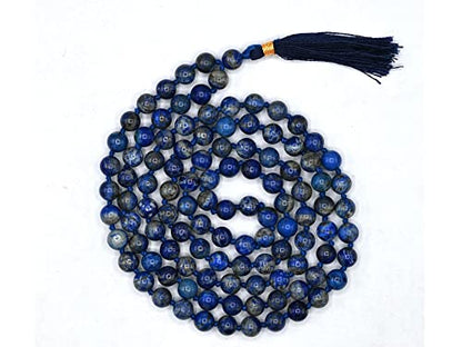 Amazing Gemstone Japa Mala 108 Prayer Beads Necklace and Wrist Mala Bracelet for Meditation