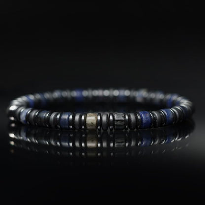 Tigranes Premium Natural Stone Bracelet Collection – Handmade Gemstone Jewelry in Luxury Branded Gift Box - style: Sodalite