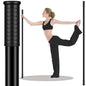 5ft Yoga Stick from Natural Bamboo with Non-Slip Handle-Stretching Stick for Mobility, Flexibility,Exercise,Workout, Physical Therapy,Pilates,Balance Fitness-Access Online Video Guide Without Any Info - color: All Black 5ft