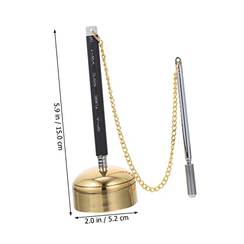 VICASKY Flexible Telescopic Chime Buddhist Supply Handbell Instrument for Temple Rituals Meditation Stress Relief with Smooth Safe Surface