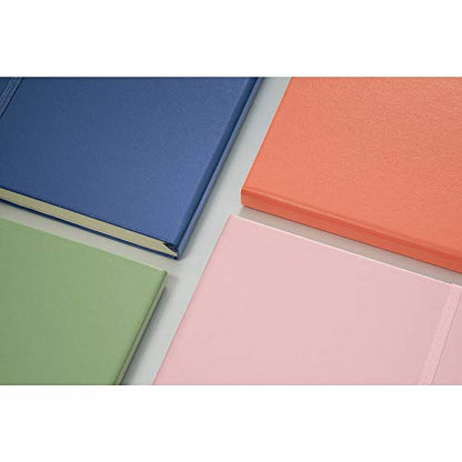 LEUCHTTURM1917 - Notebook Softcover Medium A5-123 Numbered Pages for Writing and Journaling (Plain, Powder)