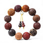 Zen Dear Unisex Natural Colorful Wood Buddhist Prayer Beads Bracelet Necklace Tibetan Mala Prayer Beads - style: 20mm 12beads Carve+Gourd