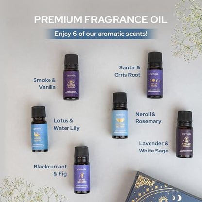 Starry Spell Fragrance Oil Set – 6 Magical & Calming Aromatherapy Blends for Stress Relief, Relaxation & Emotional Wellness | Mystical Fragrance Oils for Diffusers, Massage & Meditation