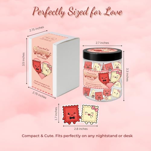 Bible Verse Jar, Mothers Day Gifts For Mom, Birthday Gifts For Women (Love Notes Stamp) - style: Love Notes Stamp