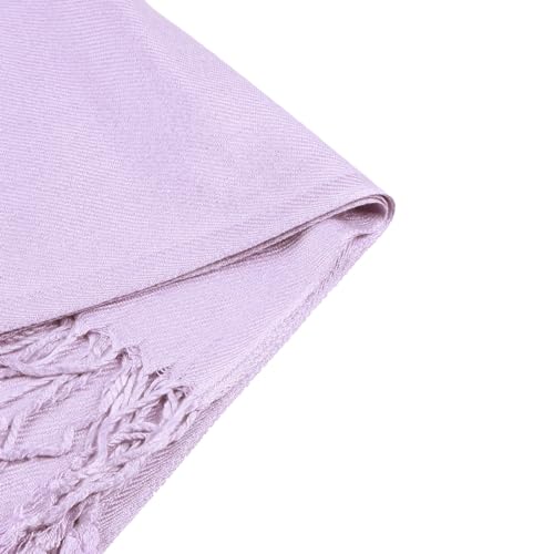 TZ Promise Women Pashmina Shawls and Wraps for Evening Dresses,Soft Large Long Scarf for Wedding,Bride Bridesmaid Gifts - color: Lavender