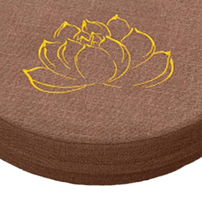 Meditation Cushion, Tibetan Meditation Cushion, Floor Cushion for Outdoor Meditation, Prayer, Living Room, Khaki 6cm