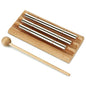 Meditation Trio Chime, Three Tone Solo Percussion Instrument for Prayer, Yoga, Eastern Energy Chime for Meditation and Classroom Use